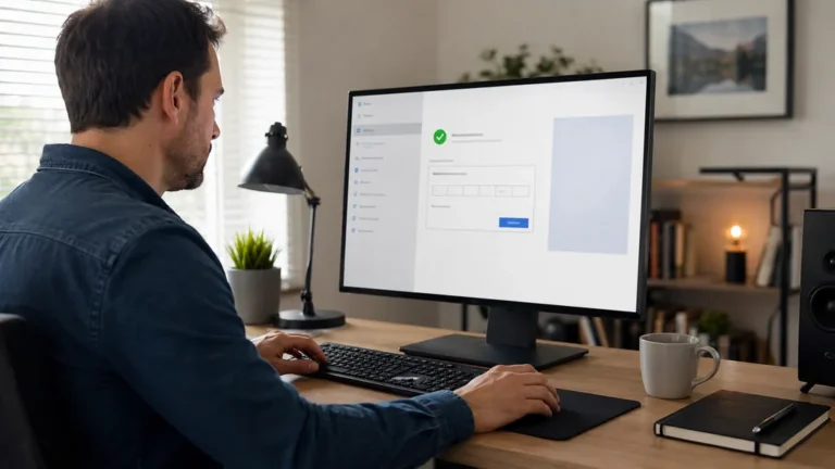 Utilisateur activant Windows 10 avec une clé produit valide sur un ordinateur de bureau