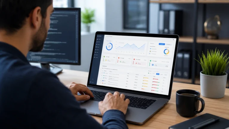 Analyse de sécurité web sur un tableau de bord de scan de vulnérabilités
